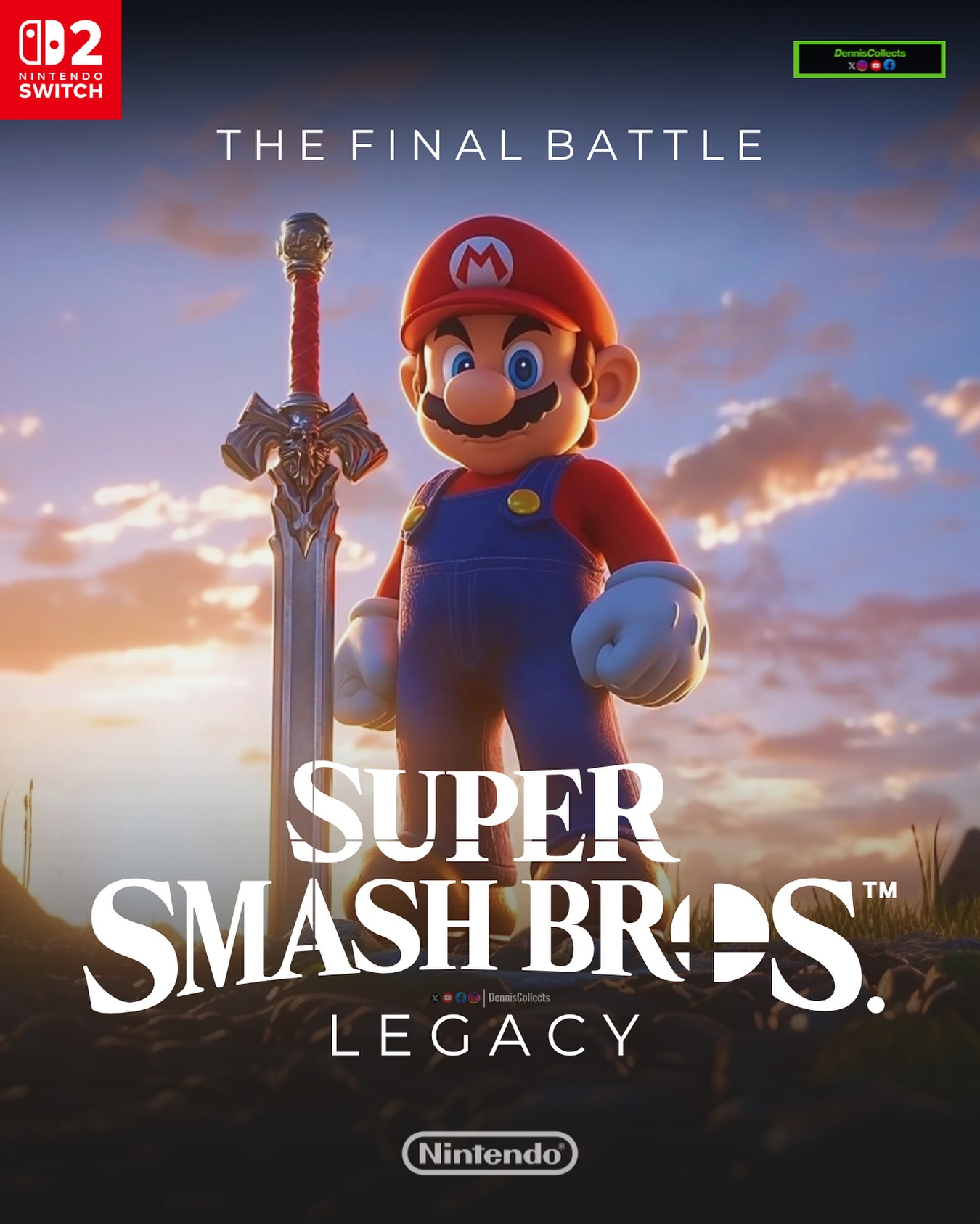 Super Smash Bros. Legacy key art