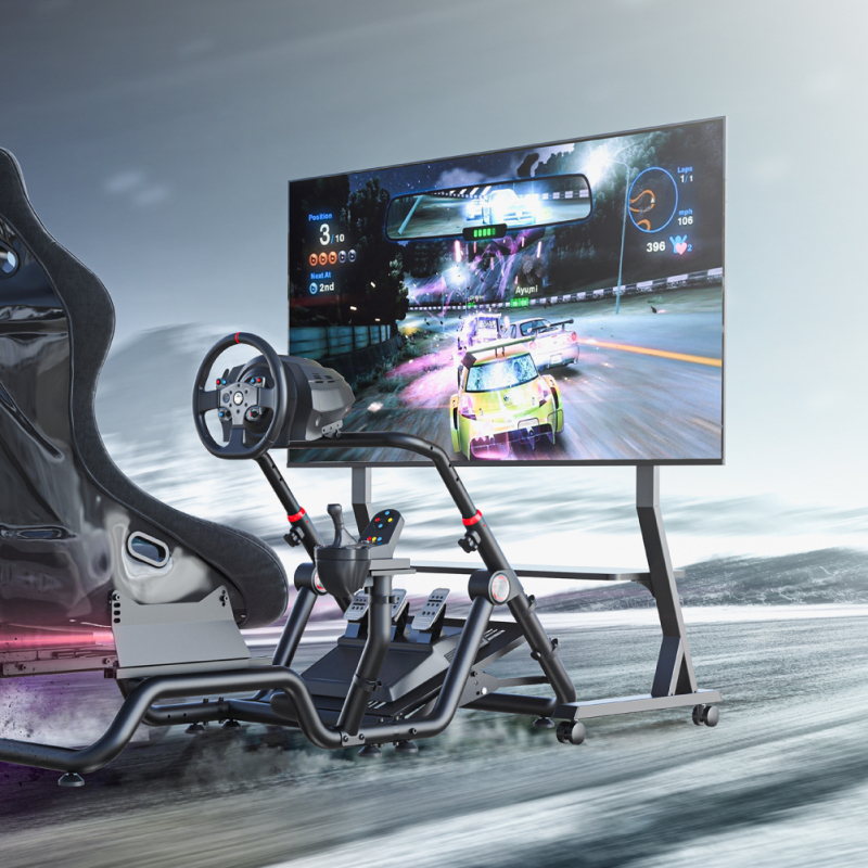 LDT03 Mobile Racing Simulator Cockpit Monitor Stand (LDT03-25FLW) product photo