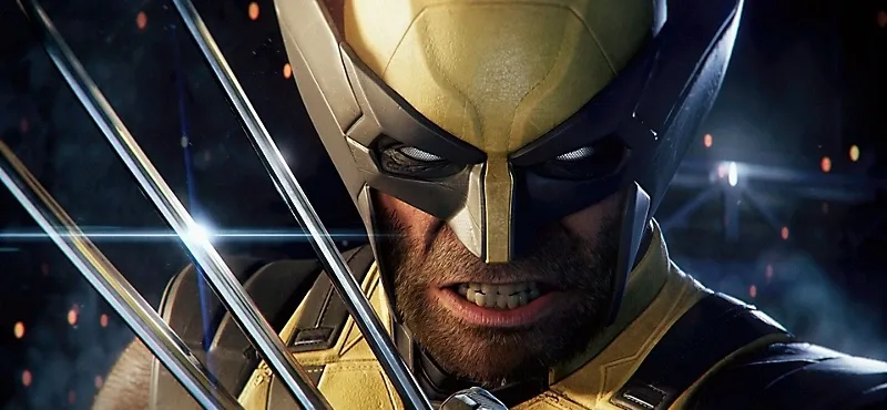 Wolverine with adamantium claws drawn